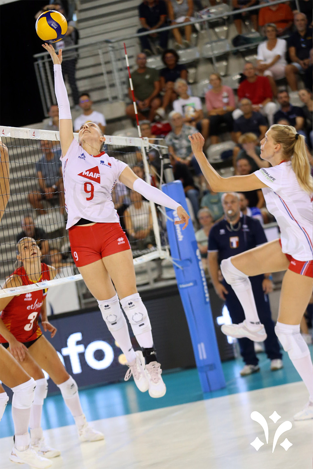Tournoi de France de volley avec l’équipe de France
